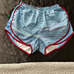 Nike blue runner shorts size large
